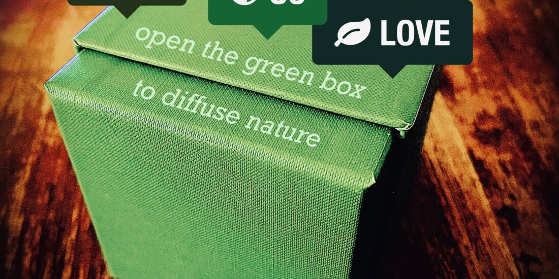 Open the green box to diffuse nature