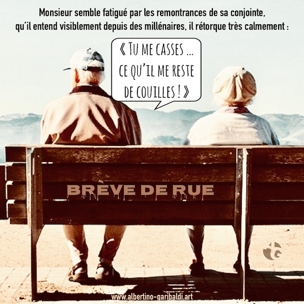 Brève de rue, le couple